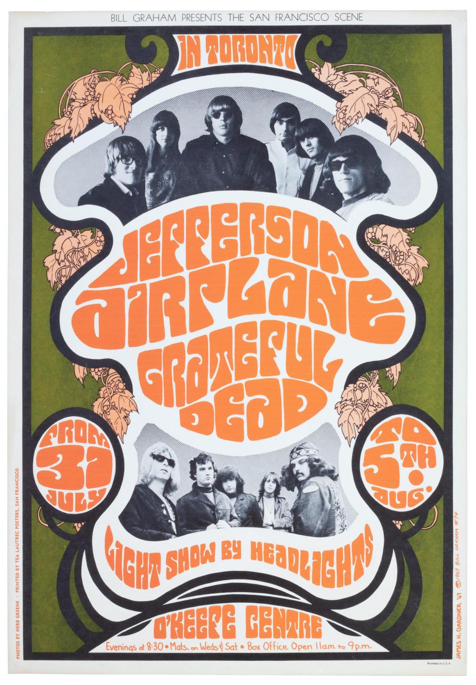 Rare Bill Graham Presents 1967, Estimate: $4,000-6,000