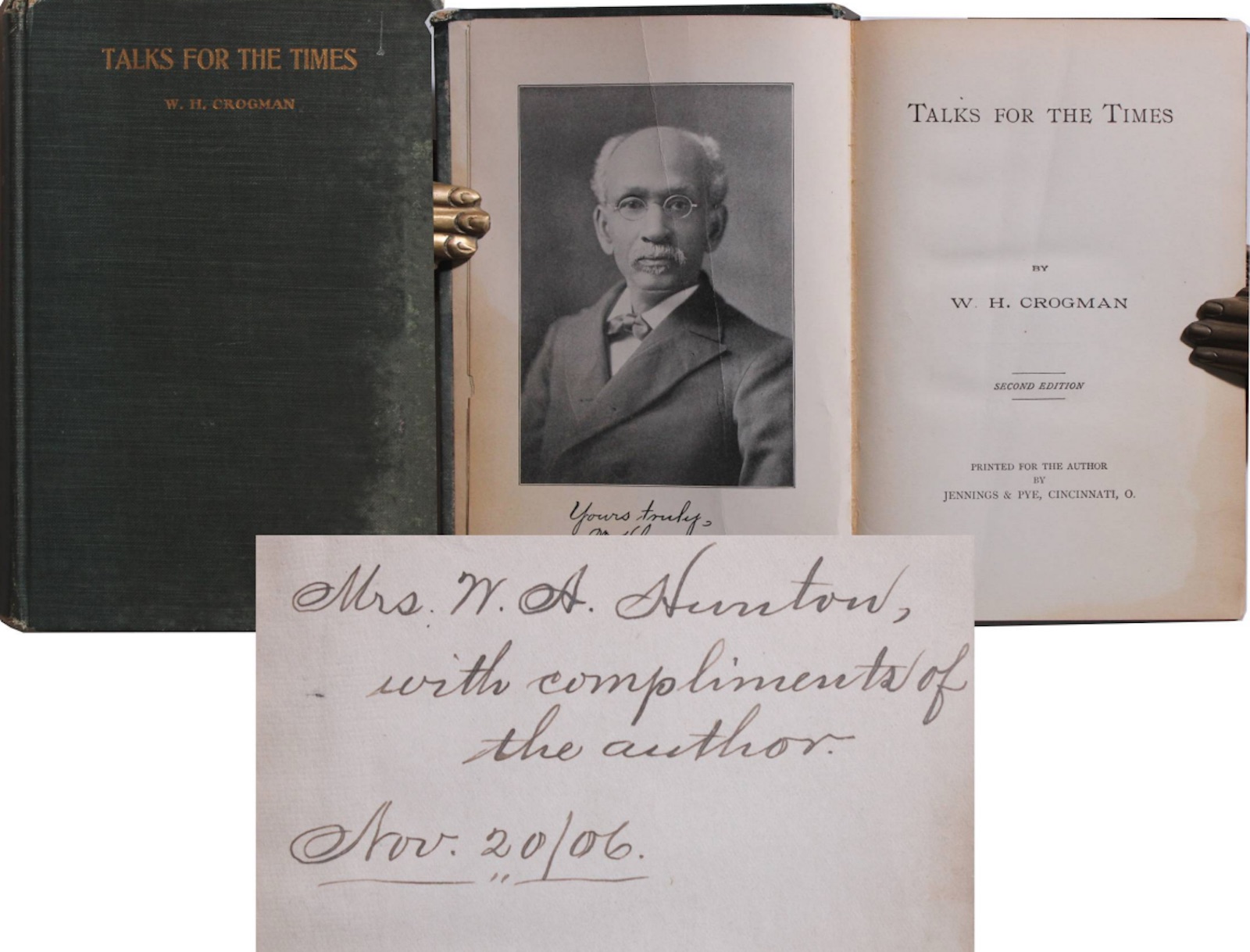 Talks For The Times by William Henry Crogman, 1896.