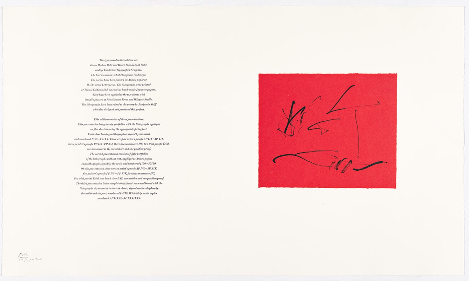 Robert Motherwell and Octavio Paz’s Three Poems