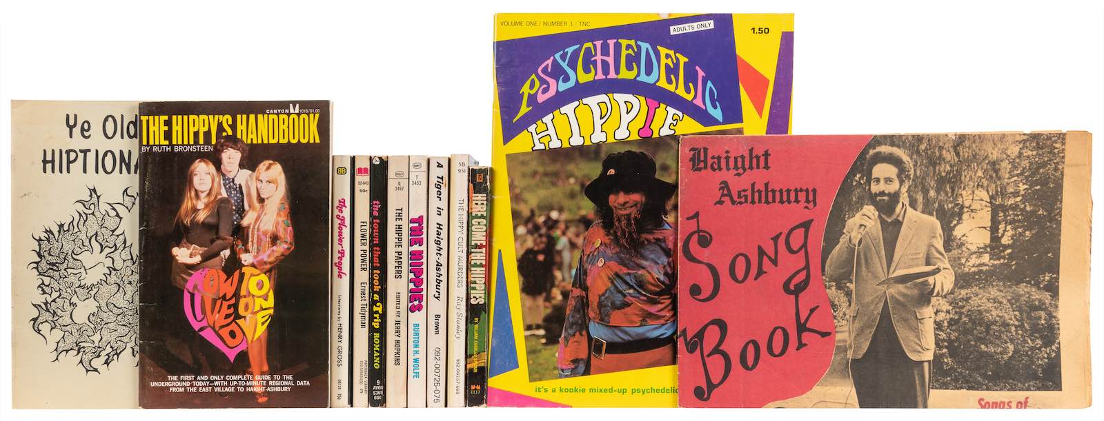 A group of 12 hippie exploitation titles