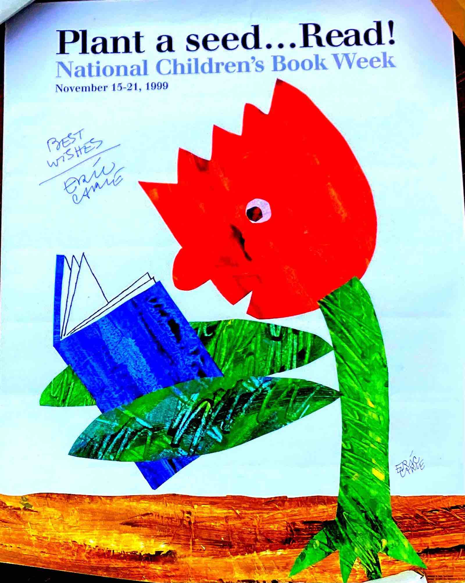 National Children's Book Week poster by Eric Carle