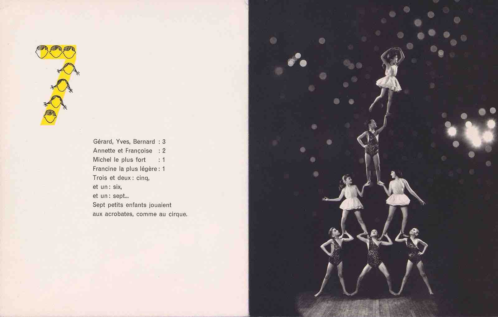 1, 2, 3, 4, 5. Compter en s’amusant by Robert Doisneau,  (La Guilde du livre, Lausanne, Éditions Clairefontaine, Lausanne, 1955)