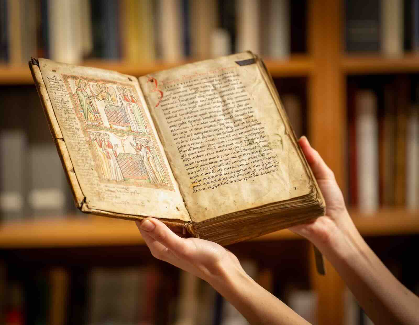 The St. Pantaleon Legendarium. Illuminated manuscript in Latin on vellum. Cologne, Abbey of St. Pantaleon, c. 1140-1180. 225 x 150 mm.