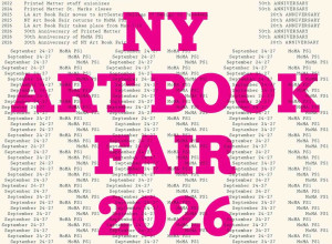 NY Art Book Fair 2026 poster
