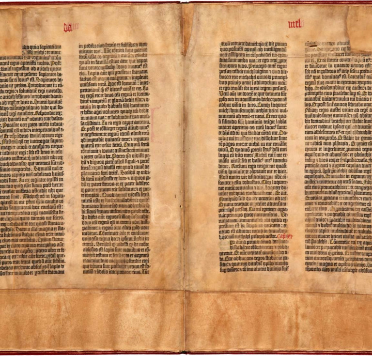 Gutenberg Bible bifolium